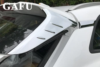 

Accesorios for hyundai kona 2019 2018 Side Rear Window Spoiler Chrome Cover Trim Triangle Garnish Bezel car styling
