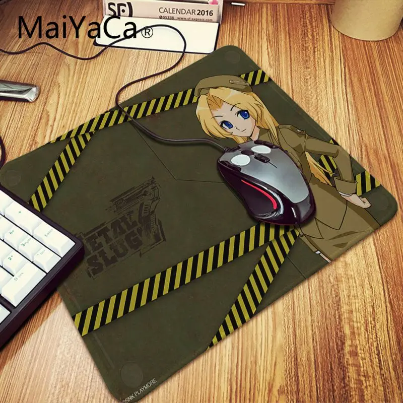 MaiYaCa простой дизайн металлический коврик для игровой мыши из натурального