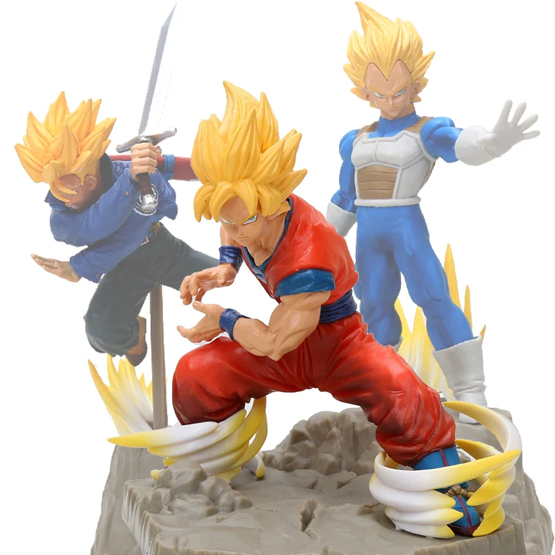 

Dragon Ball Z Absolute Perfection Figure Goku Vegeta trunks SSJ Toy Model Brinquedos DBZ Figurals Model Brinquedos