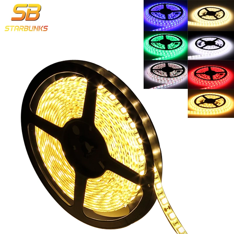 Tiras de Led computador starbunks 5050 tira conduzida Tipo de Tira : Fio 4 Liso
