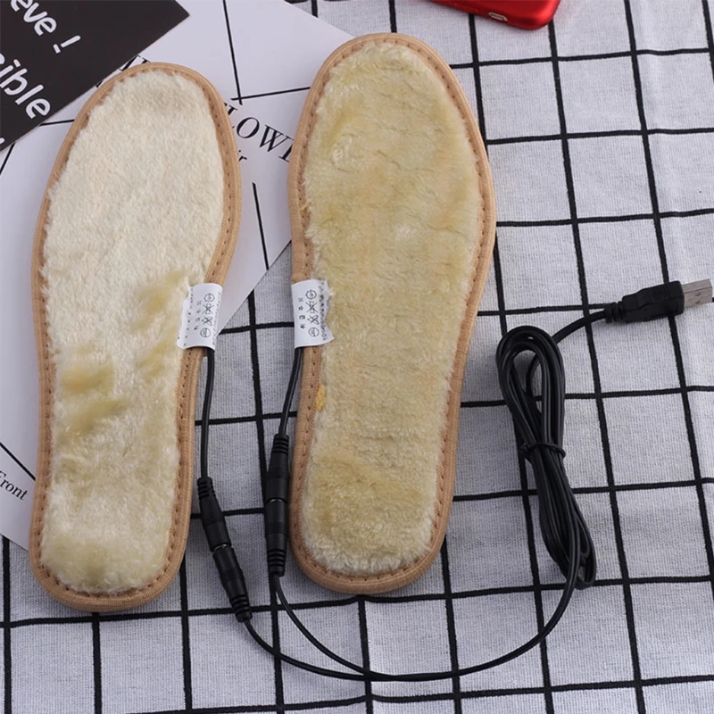 

EYKOSI New Electric USB Heated Shoe Insoles USB Plug Electric Powered Film Heater Feet Warm Socks Pads Foot