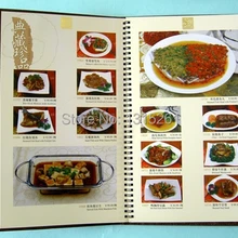 Печать меню, бумажное меню, полноцветная печать