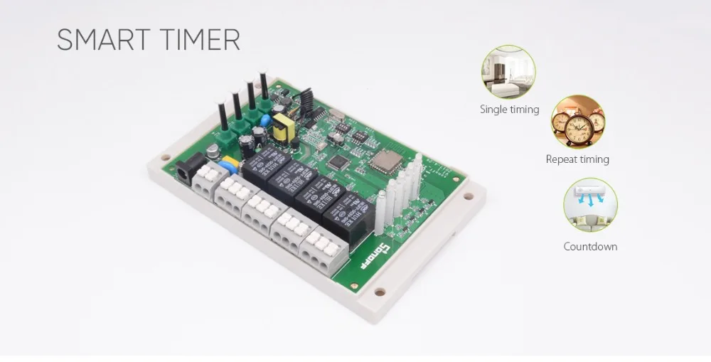 Sonoff 4CH Pro R2 умный Wifi переключатель 433 МГц RF Wifi светильник 4 комплекта 3 режима работы инчинг интерлок умный дом с Alexa