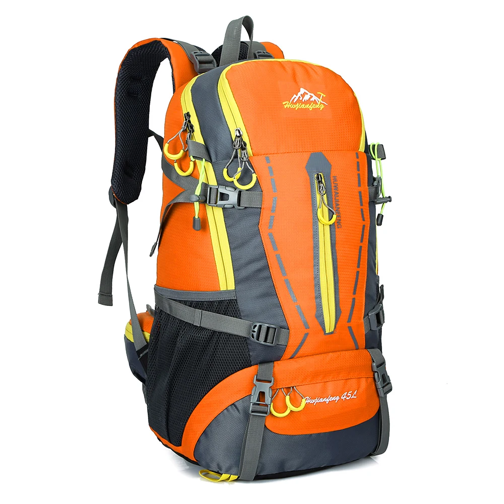 45L походные сумки, легкая сумка на плечо для путешествий на открытом воздухе, повседневный большой школьный рюкзак, водостойкий рюкзак