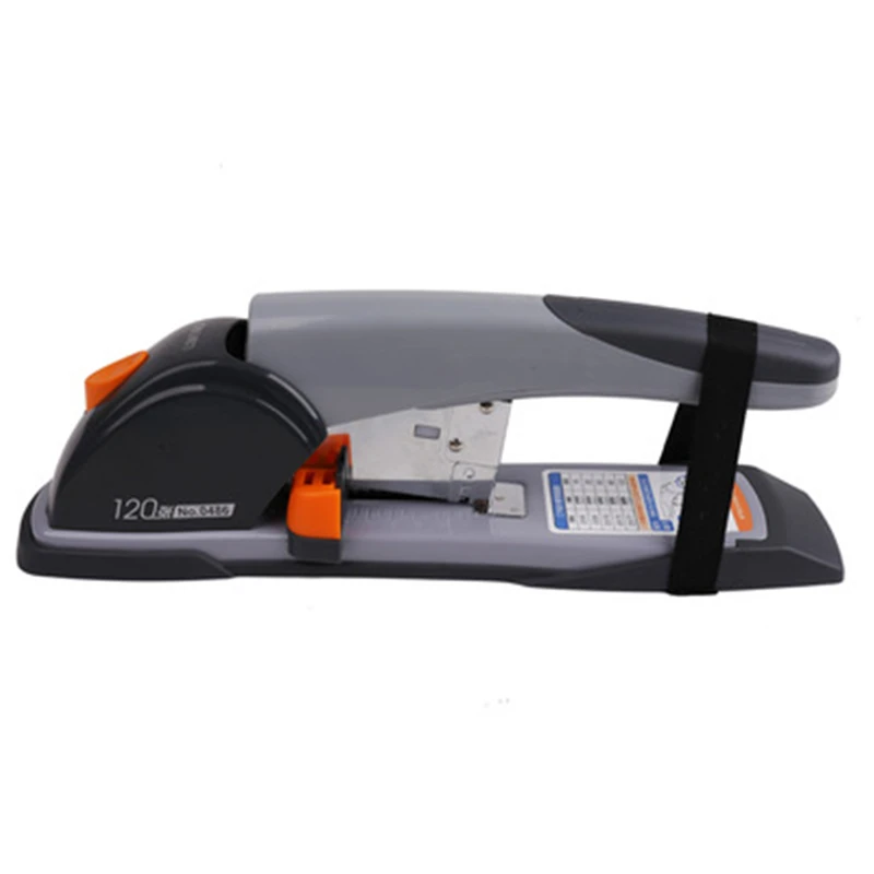 DL  0486 heavy duty heavy layer stapler (gray) large and thick printing and binding financial office supplies Stationery