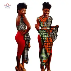 Новый Базен Riche африканские платья для женщин воск печати сращивания О образным вырезом Нерегулярные платья Дашики африканская