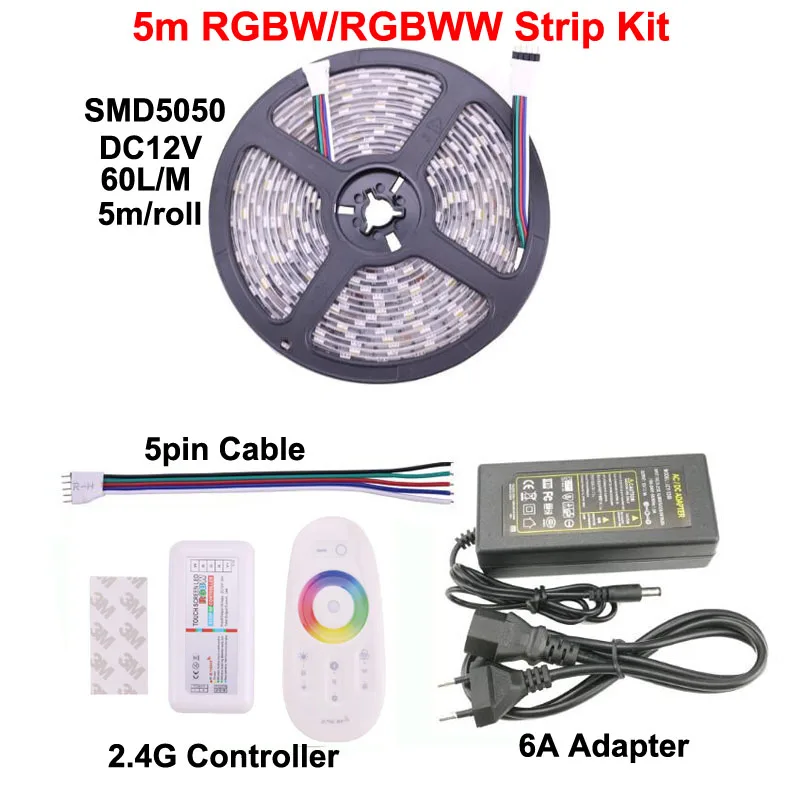 rgbw 2.4g kit 5m 0-