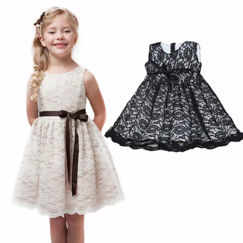 2017 Summer New Style Children clothes girls beautiful Lace Dress