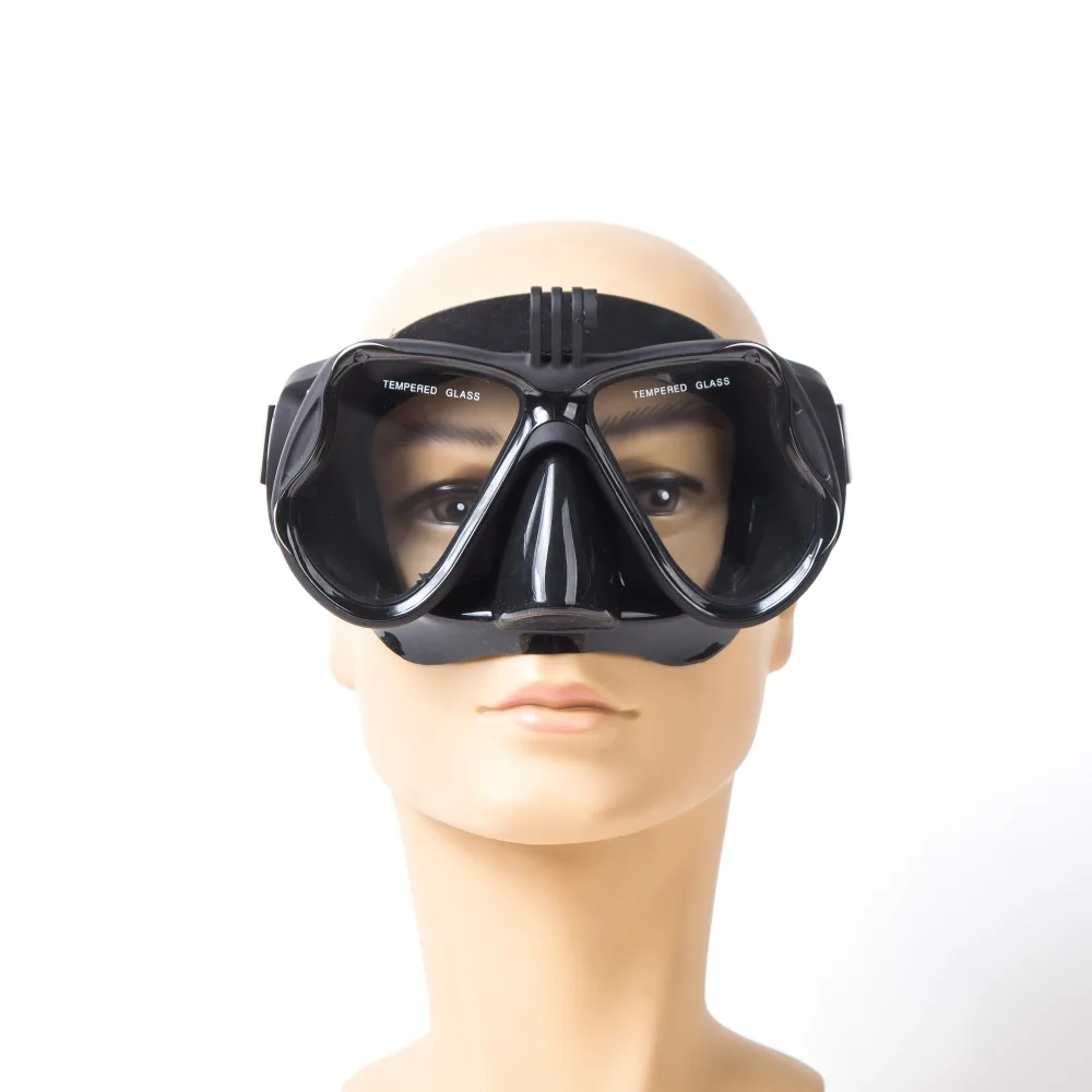 2019 قصر النظر الغوص أقنعة مع وصفة طبية عدسة (Nearsight 0-9.0) ، الديوبتر قناع الغطس السطحي التصحيحية قناع غوص للرياضة كاميرا