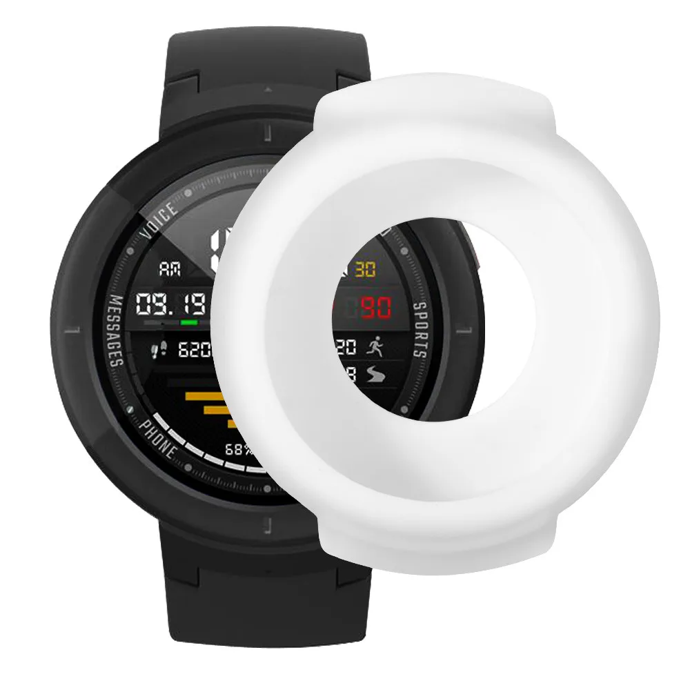 

Soft TPU Protection Silicone Full Case NEW Protective Cover for Huami Verge Smart Watch Accessories soft silicone case