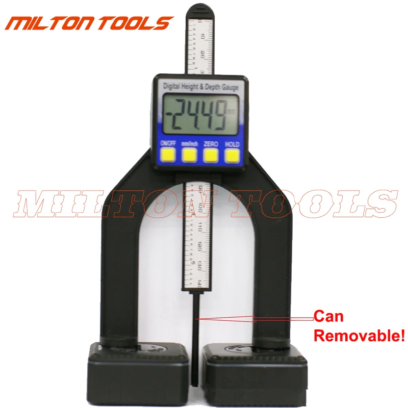 Цифровой измеритель глубины протектора измеритель глубины высоты штангенциркуль тестер измерительный инструмент ЖК-дисплей Магнитная самостоящая диафрагма 80 мм ручные роутеры
