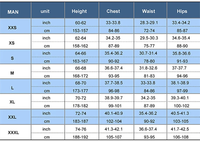 Arrow Size Chart