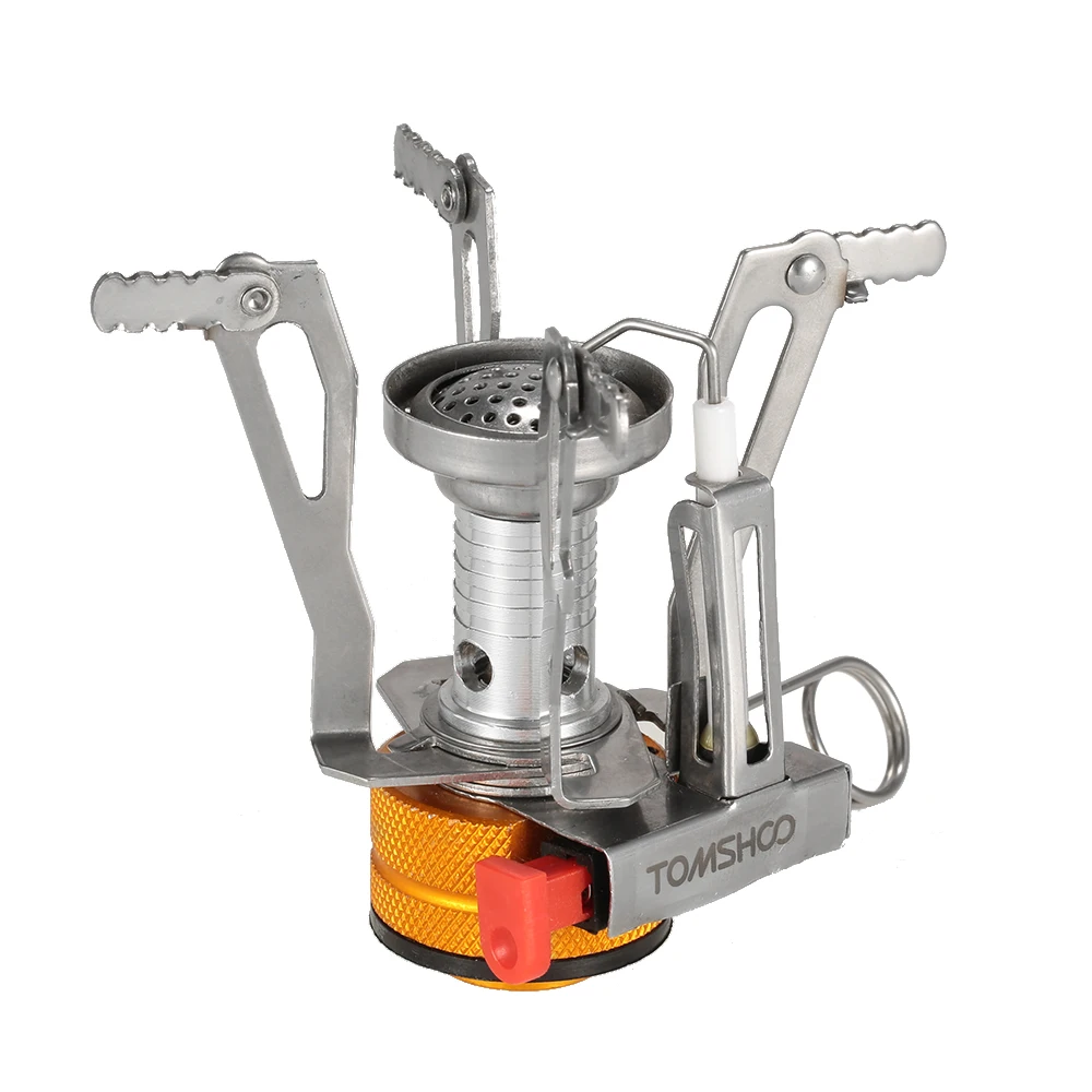 Buy TOMSHOO Portable Gas Stove 45g Super Lightweight for Outdoor Camping