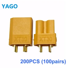 200 Pcs XT30 XT60 XT90 Male Female Bullet Connector Update Plug For font b Battery b
