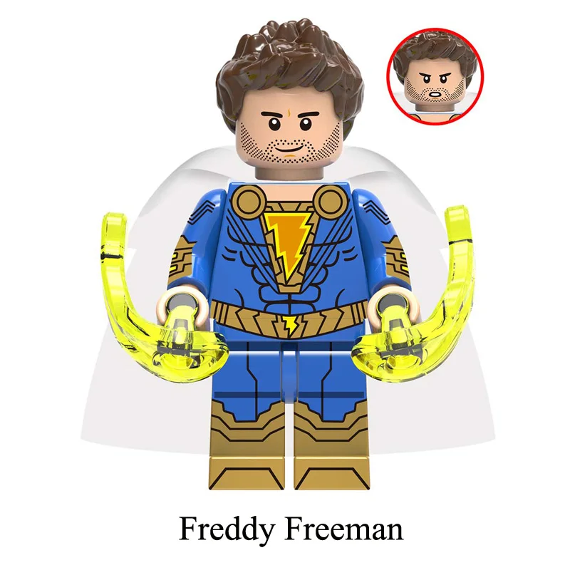 DC Shazam Freddy Freeman Black Adam Pedro PenaMini игрушка фигурка строительный блок Assebmle кирпичная для