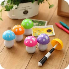24 шт./лот Творческий гриб Шариковая ручка Симпатичные растянуть шариковая ручка Корея Канцелярские школа канцелярских товаров студент подарок Эсколар