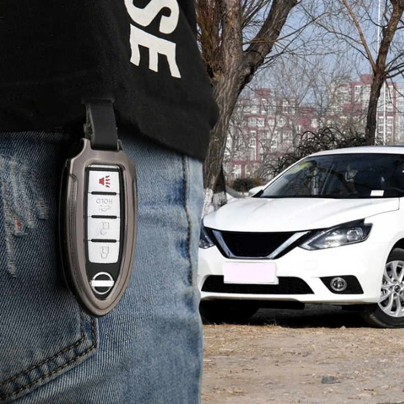 Pcmos смарт-чехол для ключа автомобиля чехол для Nissan Altima Maxima Rogue Sentra аксессуары для интерьера Fob