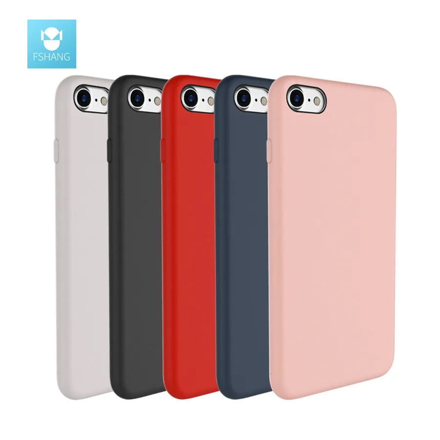 bilder für Fshang original hautfreundlich flüssigkeit silikon shell phone cases für iphone 7 case für iphone 7 plus case luxus abdeckung coque bilder für Fshang original hautfreundlich flüssigkeit silikon shell phone cases für iphone 7 case für iphone 7 plus case luxus abdeckung coque