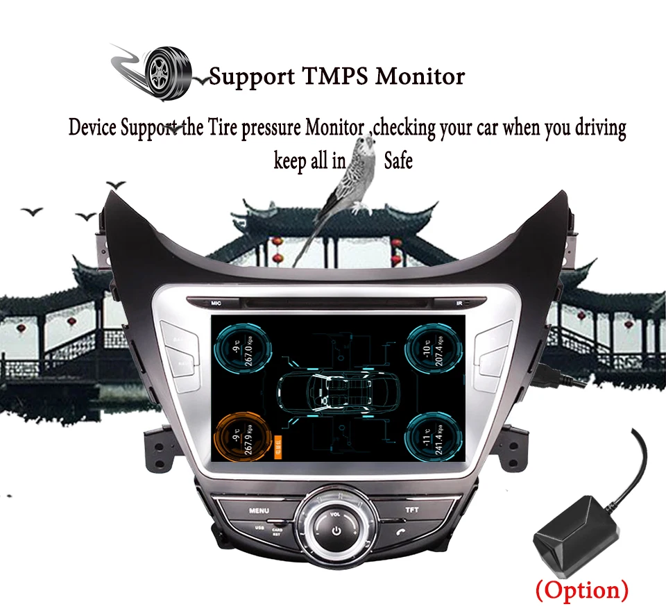 Clearance 8 core Android 9.0 4G Ram 64G Rom Autoradio car video dvd gps map music tape recorder 4G LTE For Hyundai Elantra Avante MD 2011+ 17