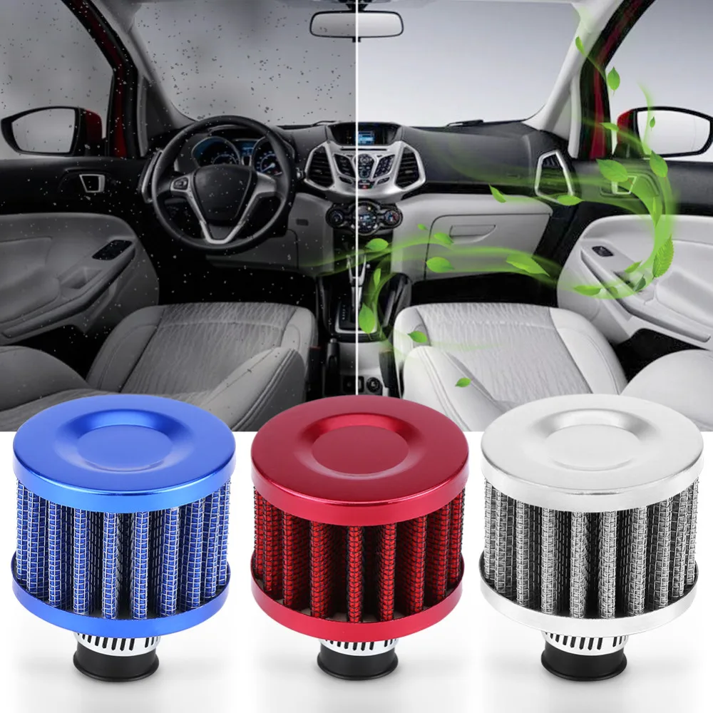 

13mm Car Cold Air Intake Filter Kit Crankcase Vent Cover Breather Car Styling Air Intake Filter Universal Car Accessories