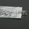 Wholesale 100Pcs/Lot Nose Rings Surgical Steel Nose Ring Hoop Ear Studs Nostril Piercing Body Jewelry 6mm 8mm 10mm ► Photo 2/6