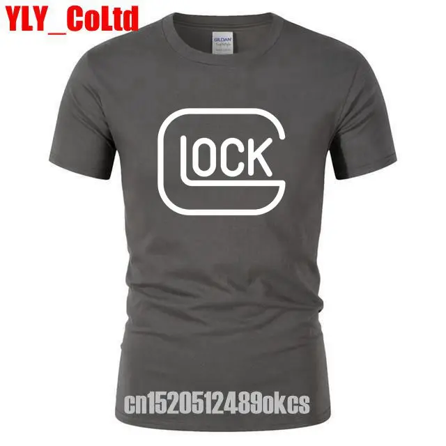 Мужская футболка Glock UniqueT 100% хлопок графическая короткий рукав унисекс мужские