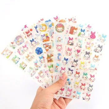

6PCS New Creative Lovely Headscarf Pet Diary Decorative Planner Stickers DIY Diary Scrapbooking Phone Index Seal Stickers