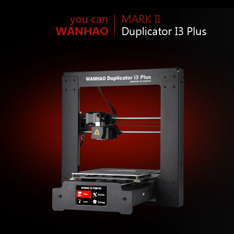 

impresora 3d WANHAO I3 plus MK II Cura DIY kit 3D printer with auto leveling
