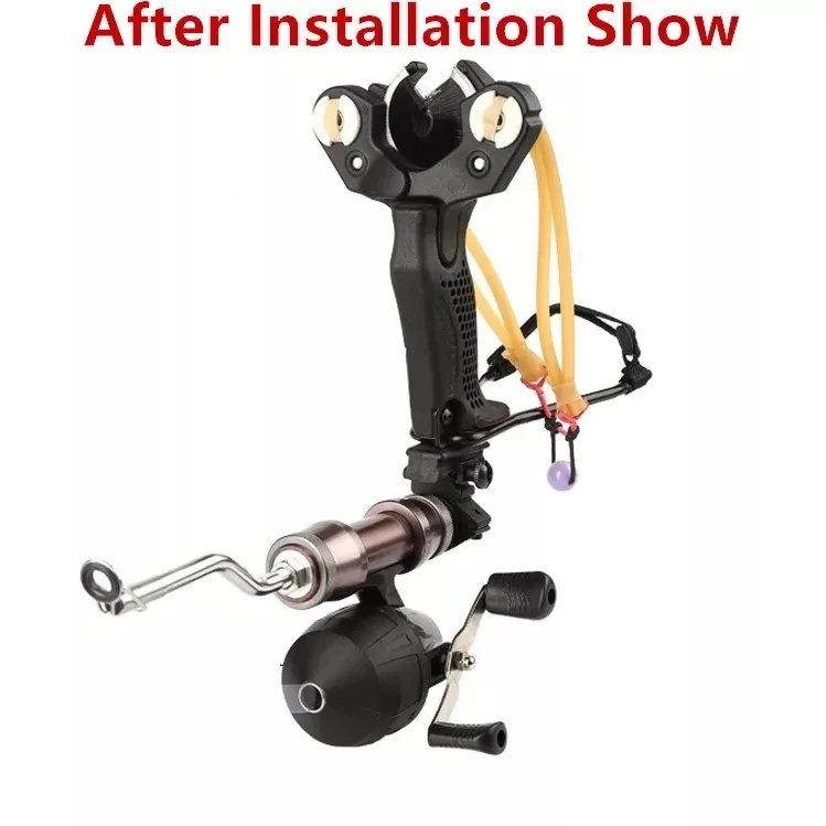 

Powerful Shoot Fishing Slingshot Hunting Suit combination high quality Catapult Fishing Reel Set Outdoor Shooting Hunting Tools