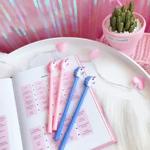12 pcs Set gel pen unicorn caneta Kawai boligrafo Creativity canetas lapices papelaria stationary stylo kalem