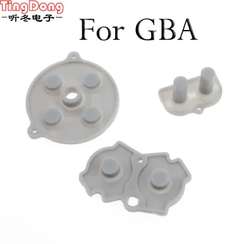 

TingDong 2Sets High Quality conductive rubber pads for Gameboy Advance for GBA console button silicone pads replacement