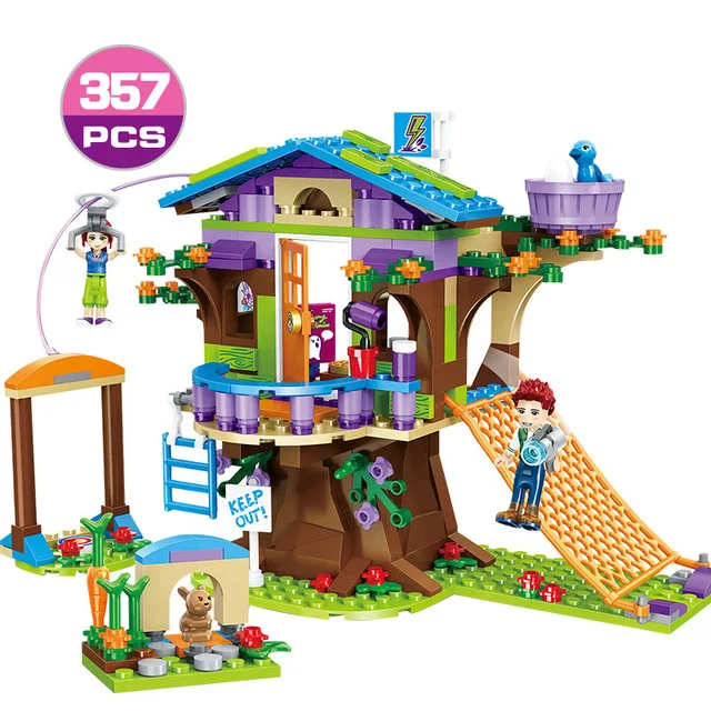 Продажа Друзья серии сердце озеро город девушки клуб улица строительные блоки розовый торт кафе синий Camper Совместимость Legoings друг игрушки подарок