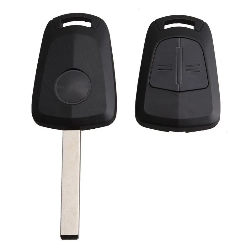 Mayitr 2 Button Car Remote Key Fob Cover Case Shell + Key Blade for