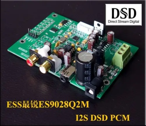 ES9028Q2M ES9028 I2S Вход декодирования доска ЦАП форматы pcm и DSD NE5532 ОУ усилитель DIY DSD IIS-32bit 384 К обновления ES9018