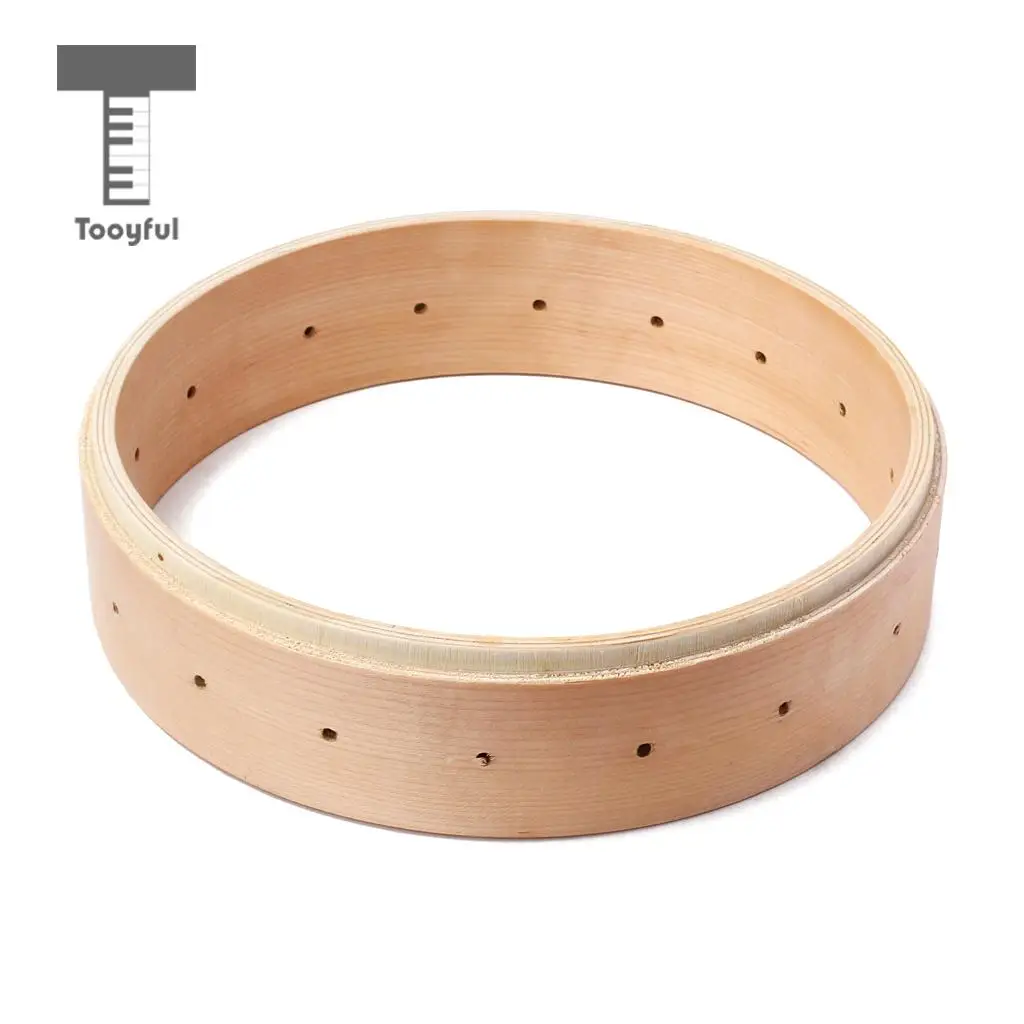 

Tooyful 11 Inch Maple Banjo Rim for Banjo Parts Accessories Luthier Maker DIY