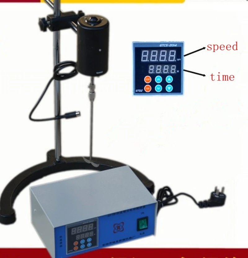 

Precision Force electric mixer Laboratory mixer Tetrafluoroethylene stirring rod 220V