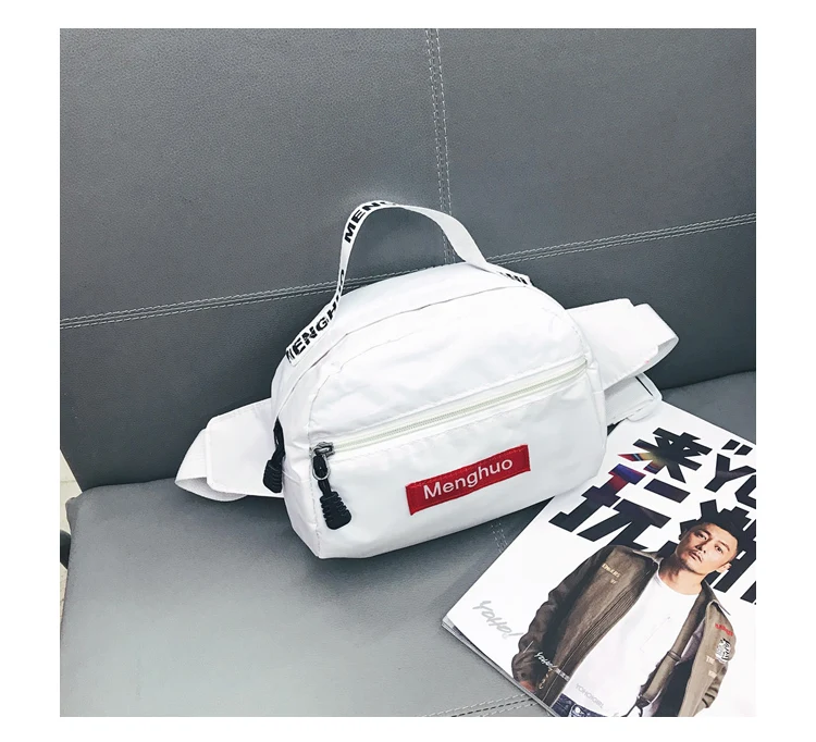 Menghuo Brand New Leisure Fanny Waist Pack Women Shoulder Belly Men Belt Handbags Female Crossbody Handbag Fanny Pack Waist bag_34-1_32