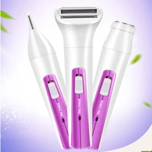 Бытовой трехв-1 Электрический Подмышечный бритва косметический нож для бровей ножи для волос Дамы бритва станок для бритья