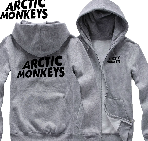 

ectic Men's Autumn and winter long sleeve shirt plus size Arctic monkeys Hoodies for men man fleece zipper cotton Sweatshirt