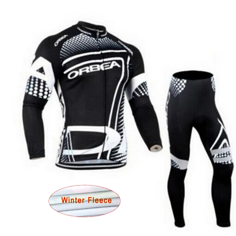 

2018 Pro Team ORBEA Cycling Clothing winter thermal fleece men's Cycling jerseys MTB bike maillot Ropa Ciclismo Sportswear