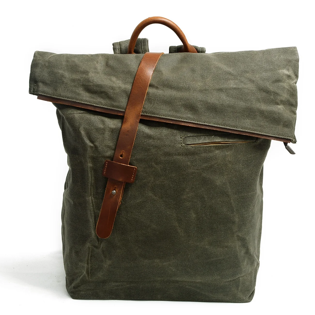 82067K Mens batik leisure backpack Crazy Horse Leather Backpack Travel