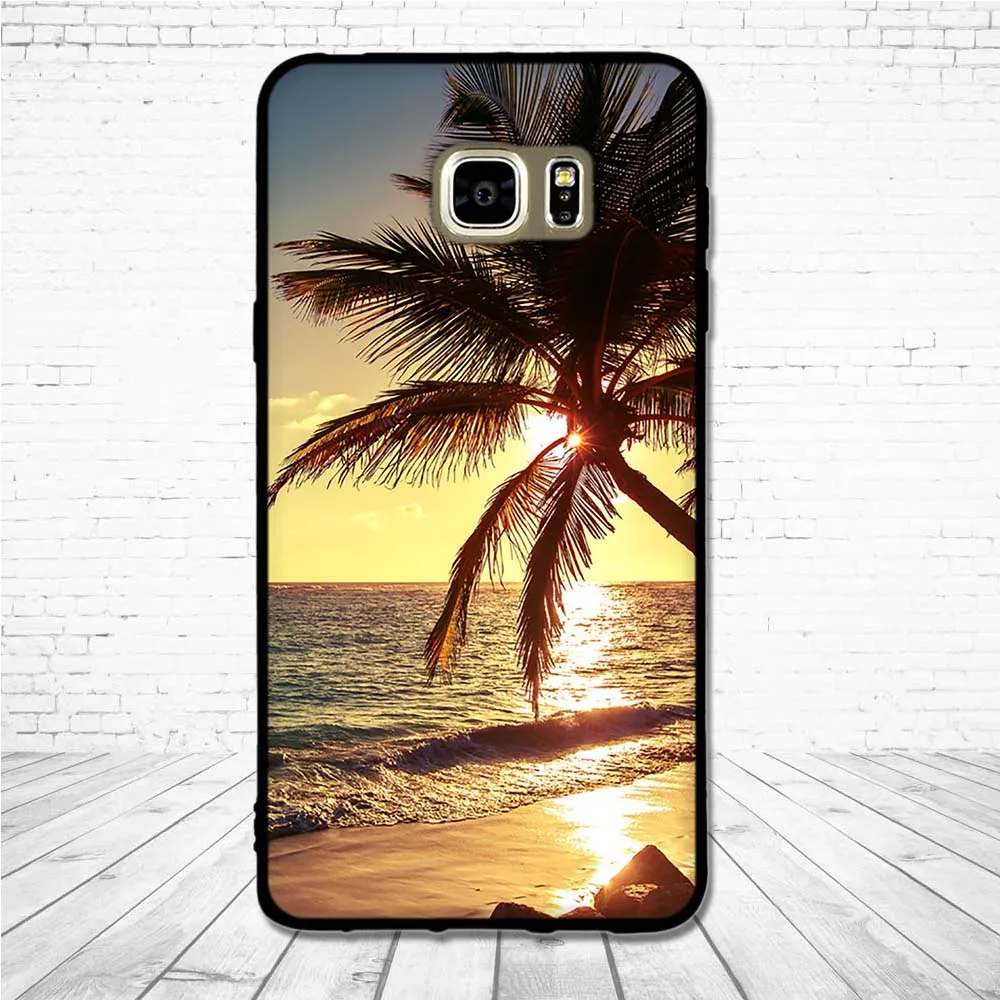 Чехол для Samsung Galaxy Note5 чехол из мягкого ТПУ Note 5 N920 N9200 с принтом Fundas