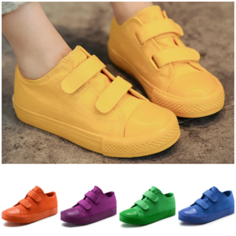 Kids Shoes Colorful Canvas For Baby Girls New Fashion Sports Sneakers Running Shoes For Baby Boys Casual Solid Children Shoes Shoe Feet Candy Whistlecandy Custom Aliexpress