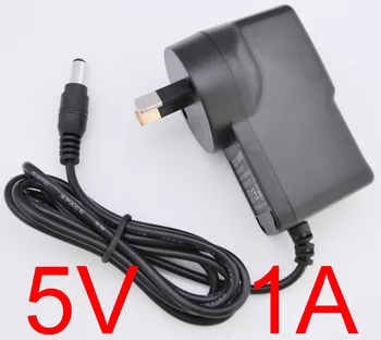 

50PCS 5V1A AC 100V-240V Converter Adapter DC 5V 1A 1000mA Switching power supply AU 2 Plug DC 5.5mm x 2.1mm