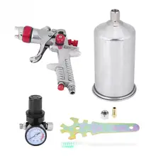 1,4 мм сопло 1000CC распылитель краски автомобиля пистолет гравитационная подача HVLP воздушный Краскораспылитель с регулятором