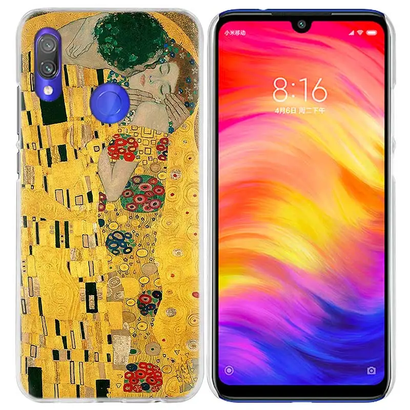 Чехол Kiss Gustav Klimt для Xiao mi Red mi Note 7 8T 6 6A Pro S2 5 5A 4X mi Note10 A1 A2 9 8 lite Play F1 жесткий чехол для телефона - Цвет: 05