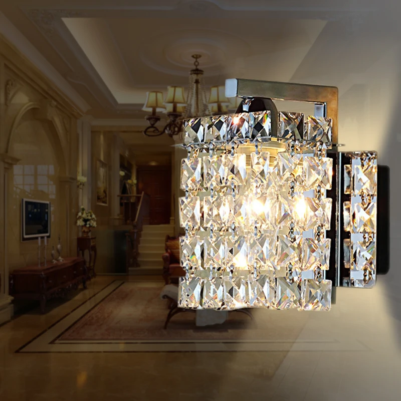Luzes de Parede Luz para o Banheiro Feimefeiyou Lâmpada Parede Cristal Luminaria Casa Iluminação Sala Estar Moderna Abajur Led 8 China lamp wall Suppliers