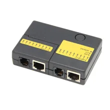 Хорошее качество 4 порта карманный светодиодный Ethernet RJ45 RJ11 Cat5 Сетевой LAN Кабельный тестер