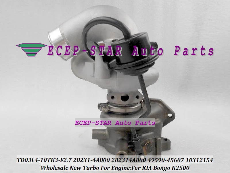 TURBO TD03L TD03L4-10TK3-F2.7 28231-4A800 28231 4A800 282314A800 49590-45607 49590 45607 10312154 For KIA Bongo K2500 2.5L 1.5L (1)