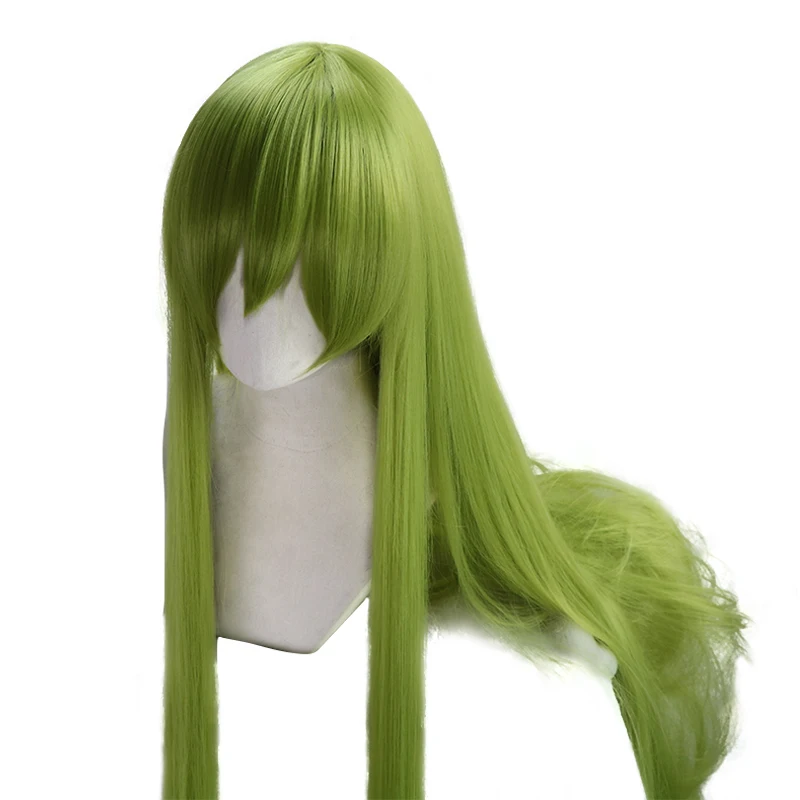 Fate Grand Order Cosplay Enkidu парик зеленый длинный прямой 90 см для костювечерние